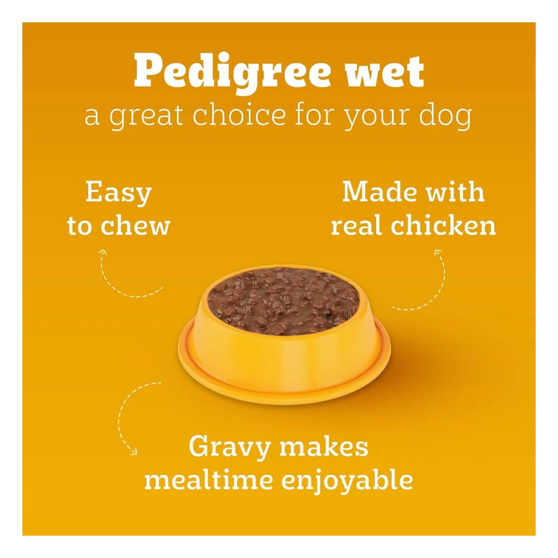 Pedigree Adult Chicken & Liver Gravy Wet Dog Food, Complete & Balanced Meal for Adult Dogs - Image 11