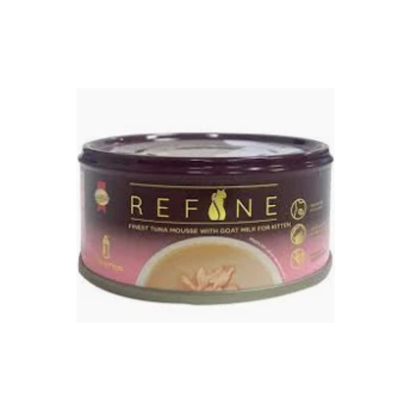 Smart Heart Refine Finest Tuna Mousse with Goat Milk for Kitten Tin 80g (Pack of 12) Ingredients