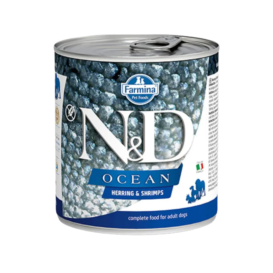 N&D Ocean Herring & Shrimp Adult Mini, Dog Wet Food, 285g