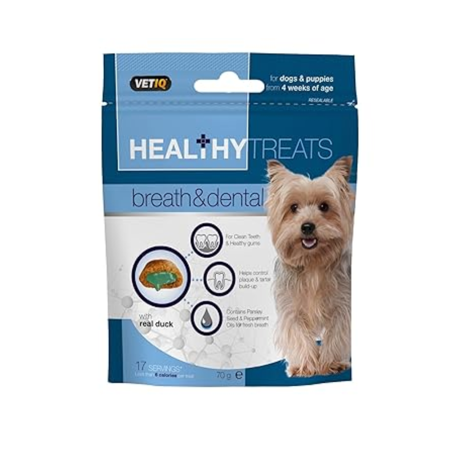 Mark & Chappell Breath & Dental Dog treats, 70g