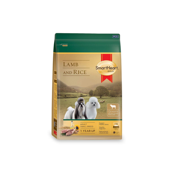 SmartHeart Gold Lamb & Rice Adult Small Breed Dry Dog Food Ingredients