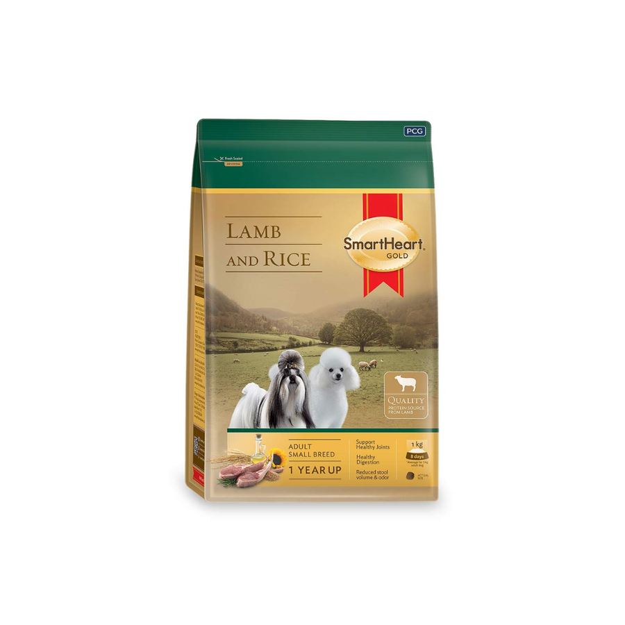 SmartHeart Gold Lamb & Rice Adult Small Breed Dry Dog Food
