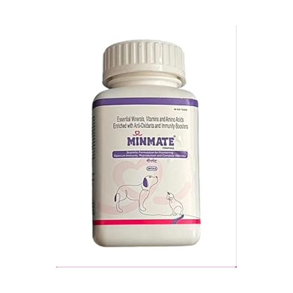 Minmate Tasty Chicken Flavered 30 Soft Tablets for Dogs & Cats Ingredients