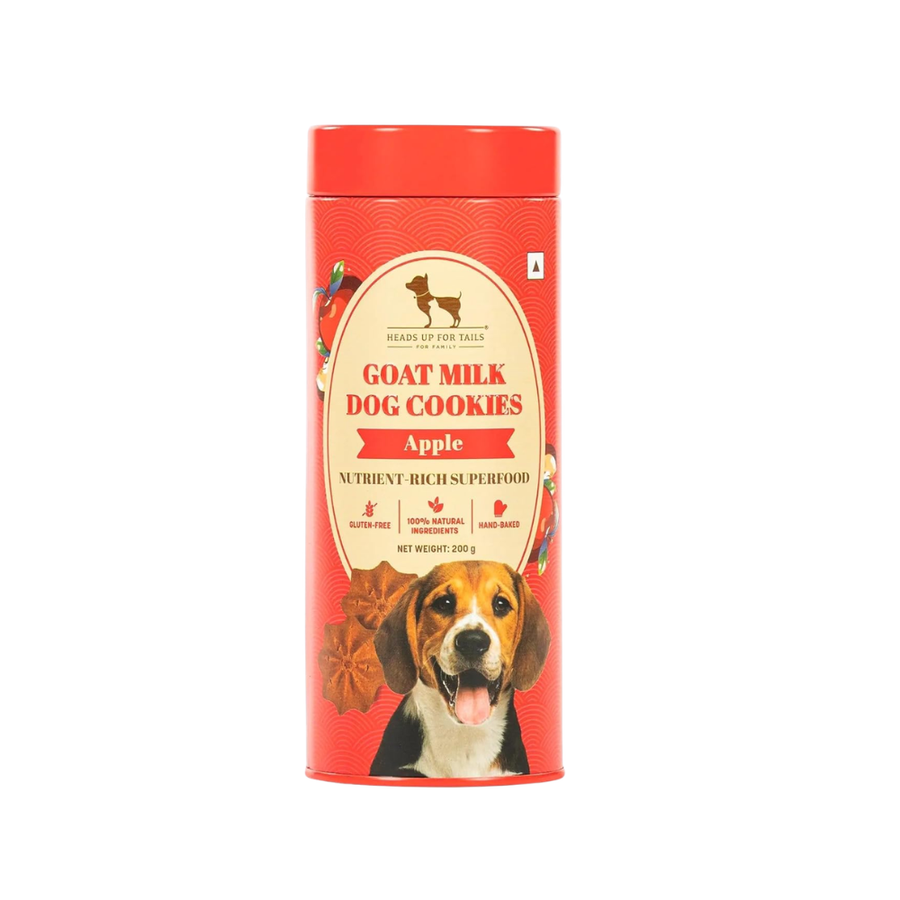 HUFT Goat Milk Dog Cookies Apple, 200g (Pack of 2)