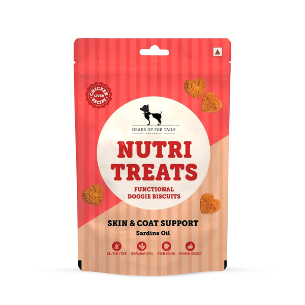 HUFT Nutri Treats For Dogs Skin & Coat Support, 150g Ingredients