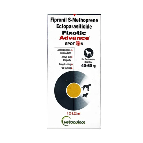 Vetoquinol Fixotic Advance Spot On 0.67ml for Dogs Upto 10kg (Pack of 2) Ingredients