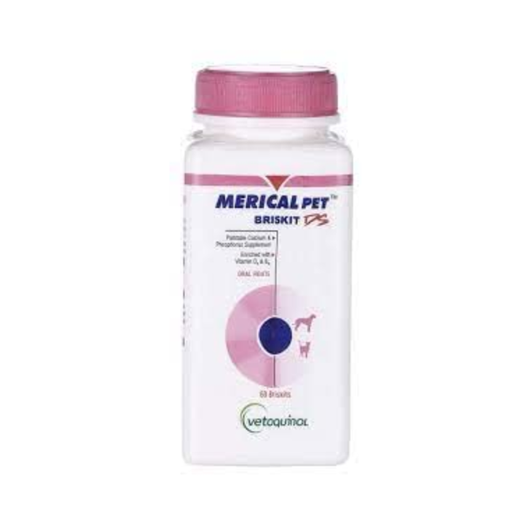 Vetoquinol Pet Care Merical Briskit Dog Supplement 60 Tablets Ingredients
