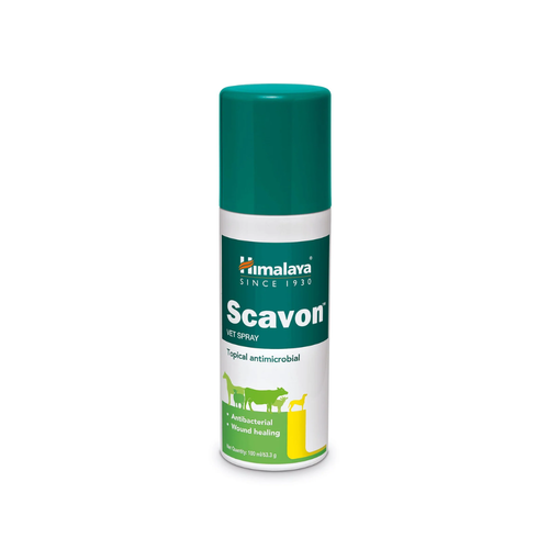 Himalaya Scavon Vet Spray Antibacterial & Antifungal Formula for Wound Care, 100 ml