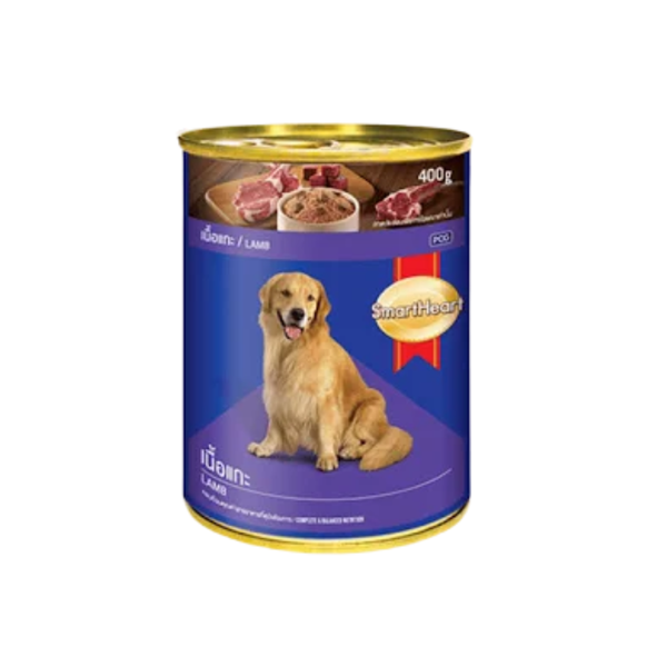 SmartHeart Lamb Adult Canned Wet Dog Food, 400g Ingredients