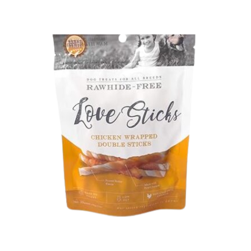 Love Chicken Wrapped Double Sticks, 146 gm, 10 Pieces