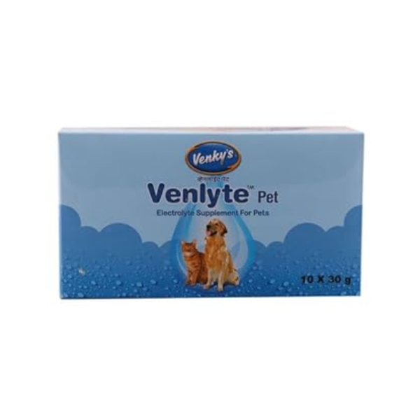 Venkys Venlyte Pet Electrolyte Supplement for Dogs and Cats , 30g Ingredients