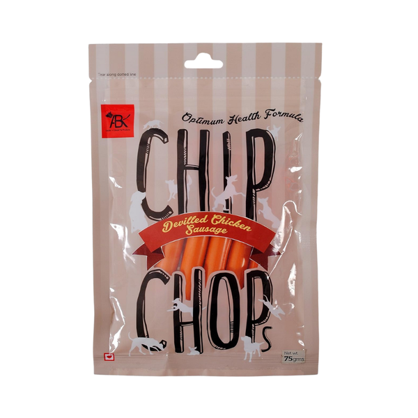 Chip Chops Chicken Sausages Dog Snacks, 75g Ingredients