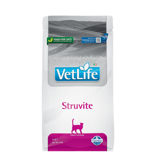 Farmina Vet Life Cat Struvite Natural Diet Dry Cat Food, 2Kg