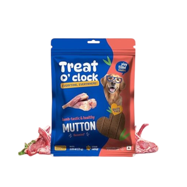 Natural Remedies Treat O'clock Mutton Treats- 75 gm (Pack of 6) Ingredients