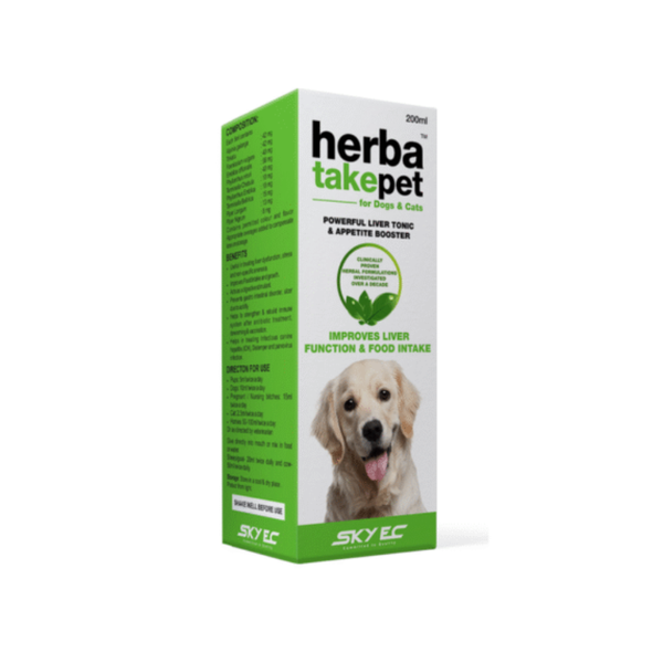 SkyEc Herbatake Pet Liver Tonic Appetite Booster for Dogs and Cats Ingredients