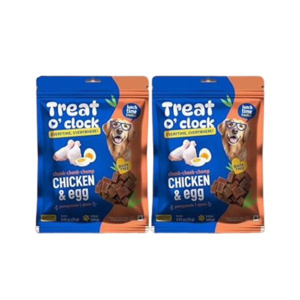 Natural Remedies Treat O'clock Chicken and Egg Treats- 75 gm (Pack of 2) Ingredients
