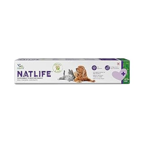 Natural Remedies Natlife Energy Restore Supplement for Dogs & Cat, 30 ml