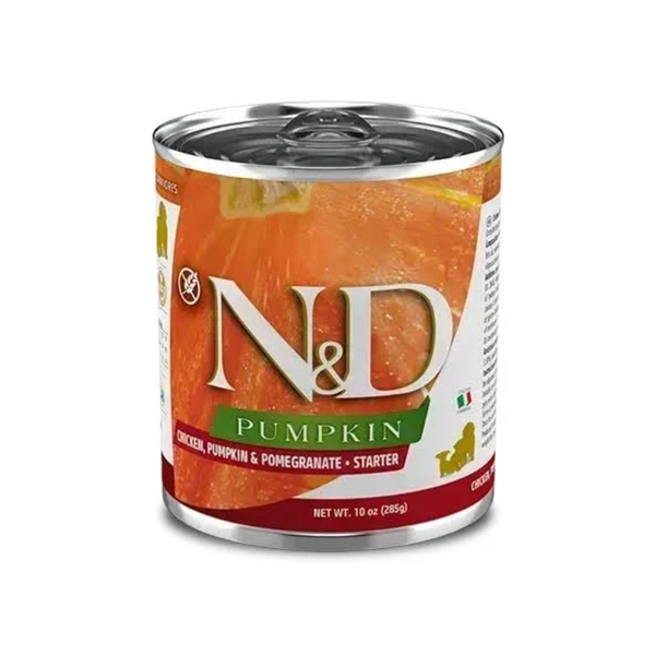 N&D Pumpkin Chicken Starter Puppy, 285g Dog Wet Food Ingredients