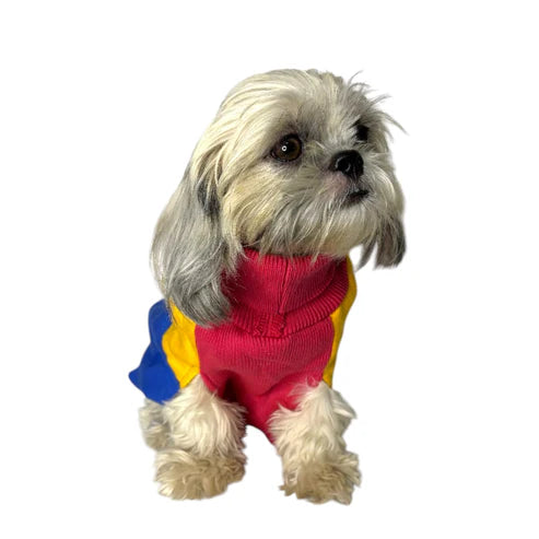 Furrfab Rainbow Dog Sweater for Winter - Warm & Stylish Ingredients