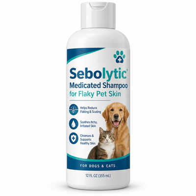 Sebolytic Medicated Shampoo for Flaky Pet Skin