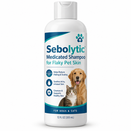 Sebolytic Medicated Shampoo for Flaky Pet Skin