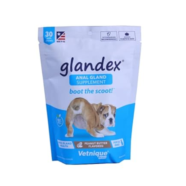 Glandex Anal Gland Fiber Soft Chews for Dogs | 30 Chews Ingredients