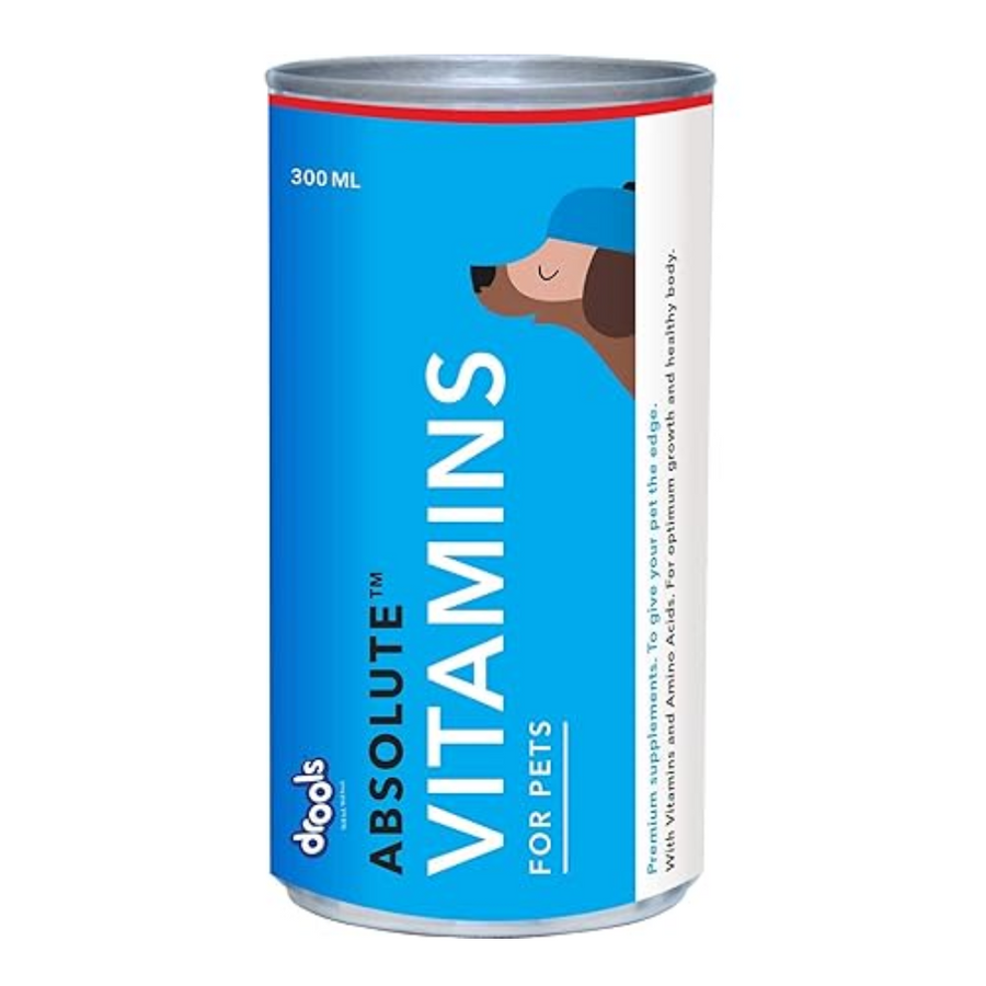 Drools Absolute Vitamin Syrup, Dog Supplement - 300 ml