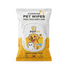 Furrfab Pet Wipes 25 Pulls | Face, Body, Paws & Bum Cleaning Wipes for Dogs & Cats