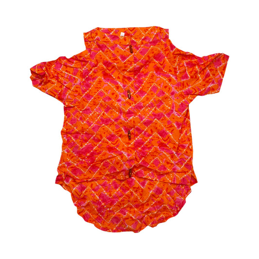 Furrfab Coral Blush Pet Kurta