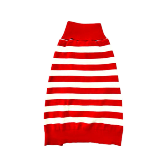Furrfab Red & White Dog Sweater – Warm & Stylish"
