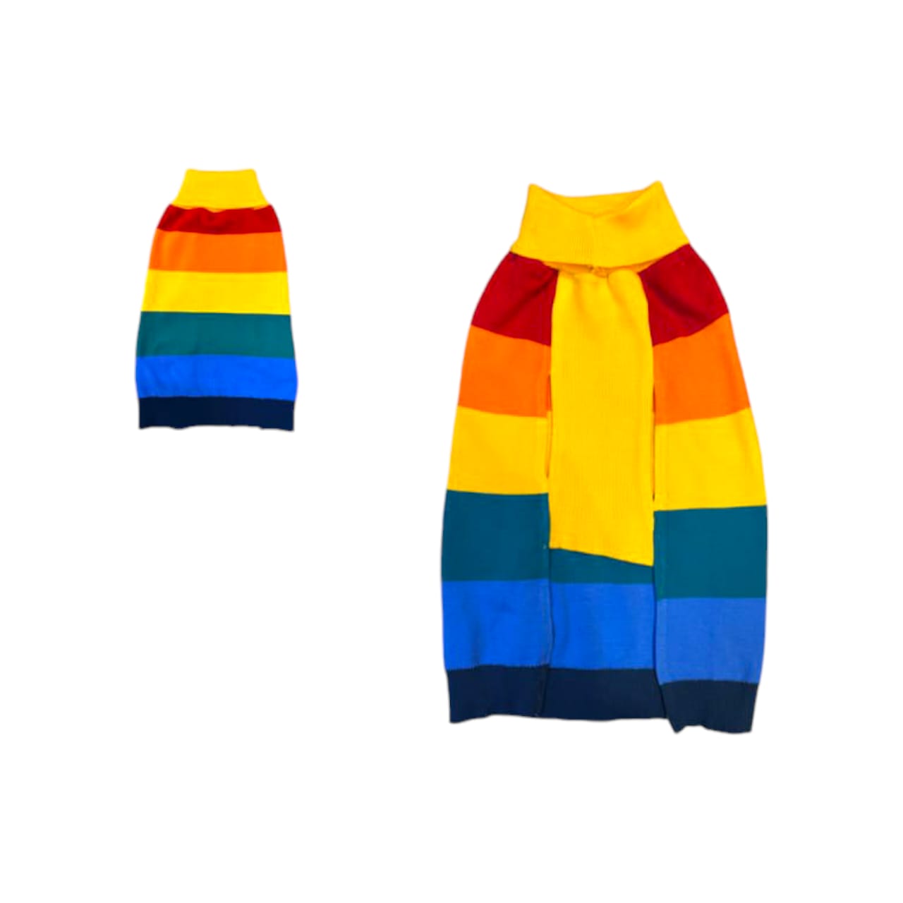 Furrfab Multicolor Dog Sweater – Warm & Stylish
