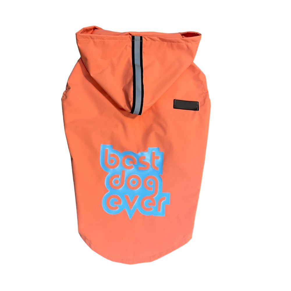 Furrfab Half Sleeve Dog Raincoat Black