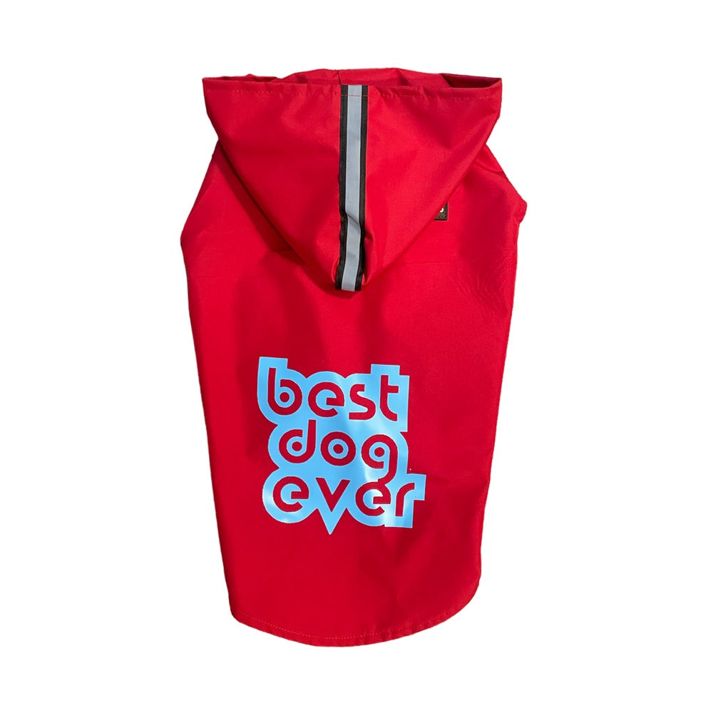 Furrfab Half Sleeve Dog Raincoat Black