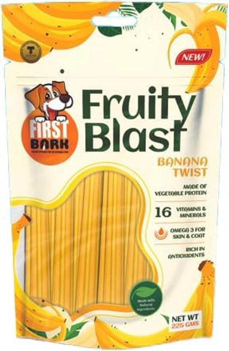 First Bark Fruity Blast (225g) - Banana Flavor Dog Treat Ingredients