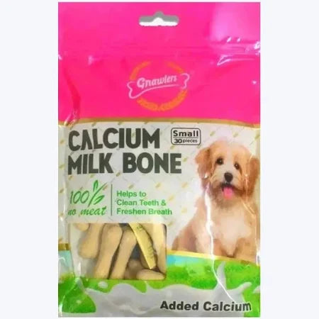 Gnawlers Calcium Milk Bone 3" 4 in 1 Dog Treat, 90g (Pack of 3) Ingredients