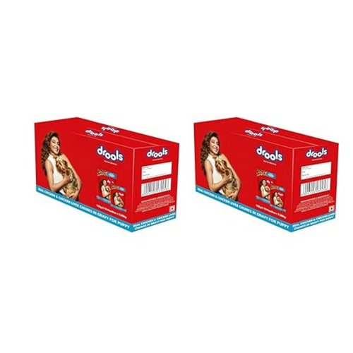 Drools Puppy Wet Dog Food Real Chicken  & Chicken Liver Chunks in Gravy 150g (30 Pieces)