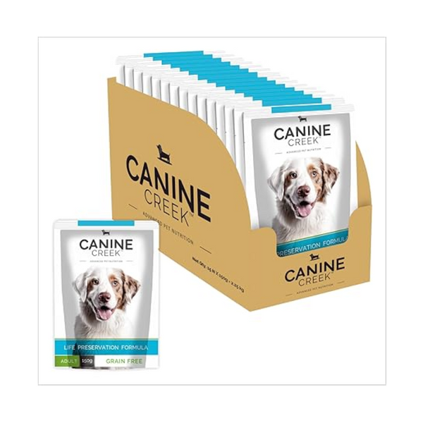 Canine Creek Adult Dog Wet Food 150 g (5+1) Ingredients