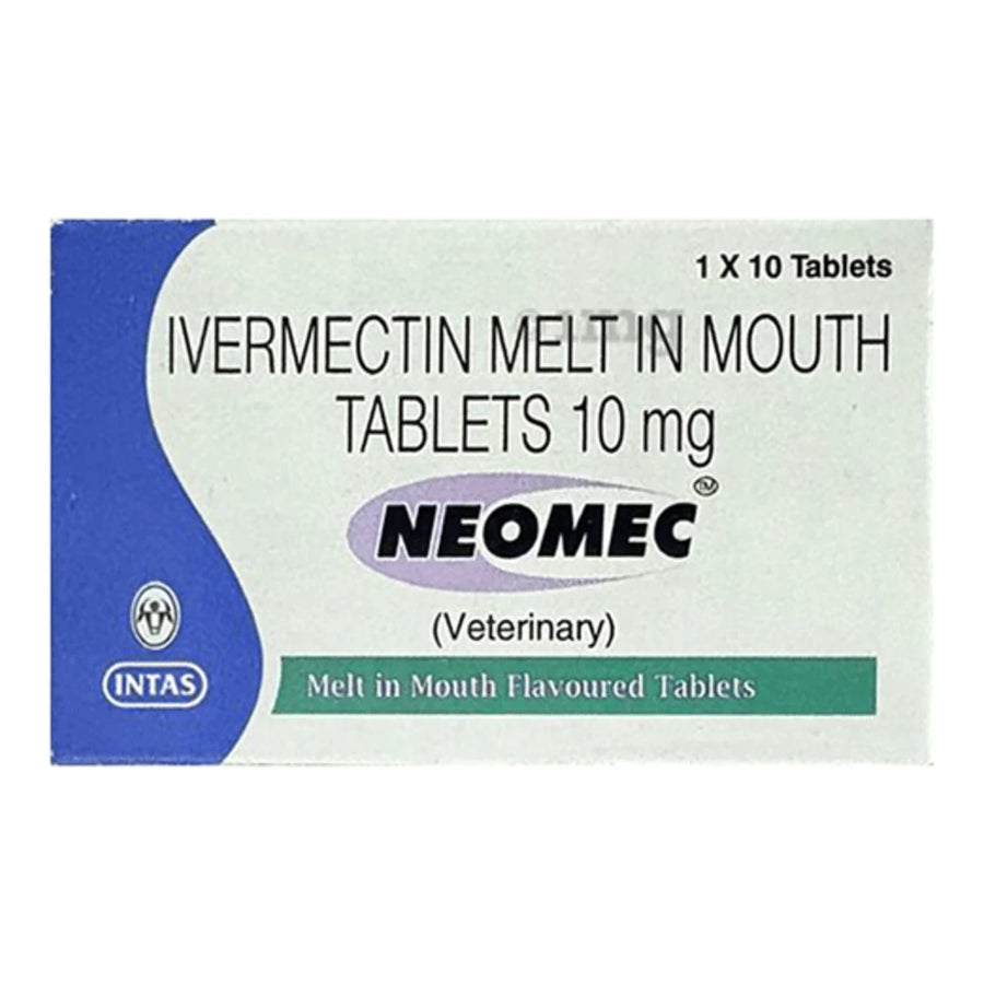 Intas Neomec 10mg Ivermectin Veterinary Tablet