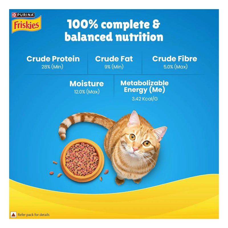 Purina Friskies Seafood Sensations Dry Cat Food 400g - Image 9