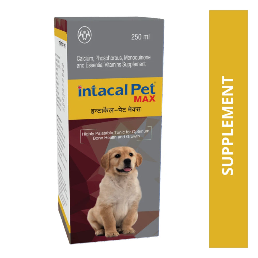 Intas Intacal Petmax Calcium Supplement 250ml for Dogs & Cats