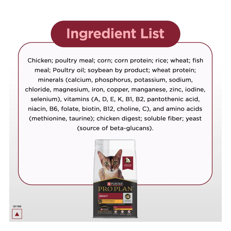 Purina Pro Plan Adult Chicken Dry Cat Food 6.6kg - Image 7