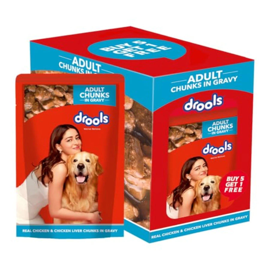 Drools Chicken Chunks Gravy Adult