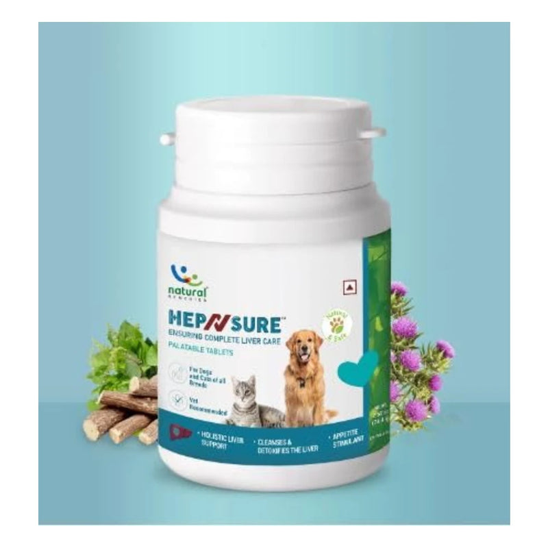 Natural Remedies HepNSure Liver Support Tablets for Dogs & Cats - Image 4