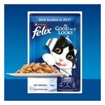 Felix Adult Cat Wet Food Sardine Flavour 85g Photo 2