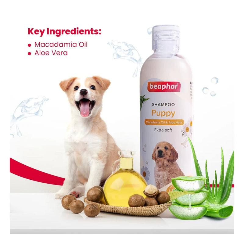 Beaphar Puppy Shampoo with Macadamia Oil & Aloe Vera 250ml - Image 8