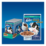 Purina Felix Tuna Gravy Lover, Wet Food for Adult Cats, Pack of 12 (12x70g) Photo 5
