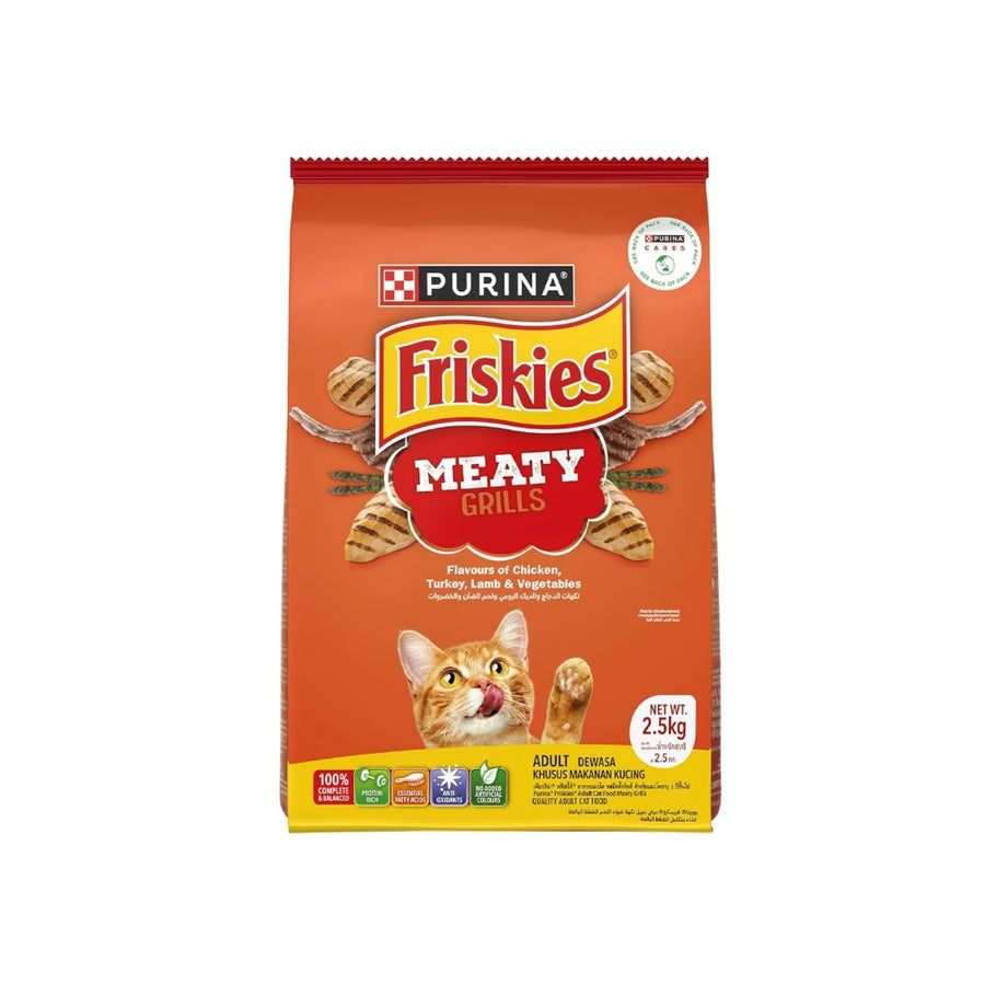 Purina Friskies Chicken & Meat Adult Dry Cat Food 2.5kg