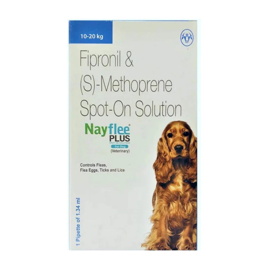 Intas Nayflee Plus Flea & Tick Spot-On for Dogs