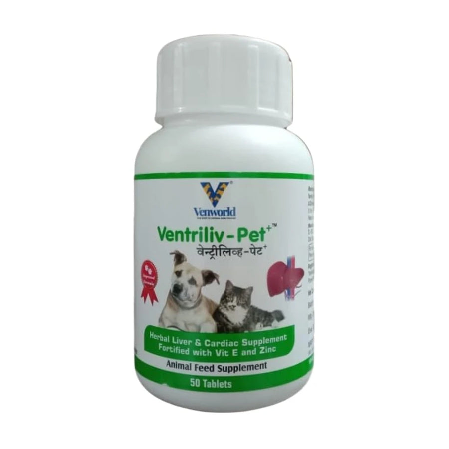 VENKYS Ventriliv-Pet Liver Support – 50 Tablets