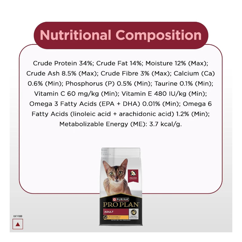 Purina Pro Plan Adult Dry Cat Food 1.2kg - Image 7